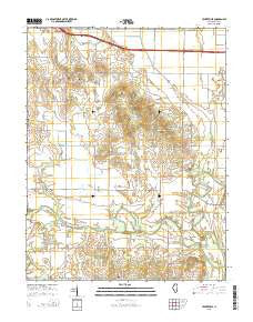 Centerville Illinois Current topographic map, 1:24000 scale, 7.5 X 7.5 Minute, Year 2015
