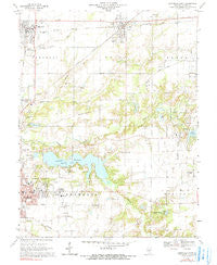 Centralia East Illinois Historical topographic map, 1:24000 scale, 7.5 X 7.5 Minute, Year 1970
