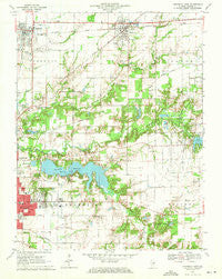 Centralia East Illinois Historical topographic map, 1:24000 scale, 7.5 X 7.5 Minute, Year 1970
