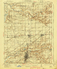 Centralia Illinois Historical topographic map, 1:62500 scale, 15 X 15 Minute, Year 1914