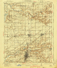 Centralia Illinois Historical topographic map, 1:62500 scale, 15 X 15 Minute, Year 1914