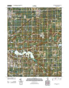Centralia East Illinois Historical topographic map, 1:24000 scale, 7.5 X 7.5 Minute, Year 2012