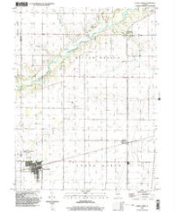 Cerro Gordo Illinois Historical topographic map, 1:24000 scale, 7.5 X 7.5 Minute, Year 1999
