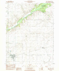 Cerro Gordo Illinois Historical topographic map, 1:24000 scale, 7.5 X 7.5 Minute, Year 1983