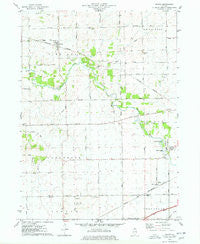Chana Illinois Historical topographic map, 1:24000 scale, 7.5 X 7.5 Minute, Year 1975