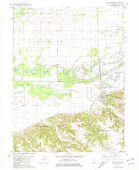 Chandlerville Illinois Historical topographic map, 1:24000 scale, 7.5 X 7.5 Minute, Year 1981