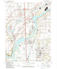 Channahon Illinois Historical topographic map, 1:24000 scale, 7.5 X 7.5 Minute, Year 1993