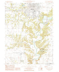 Charleston South Illinois Historical topographic map, 1:24000 scale, 7.5 X 7.5 Minute, Year 1984