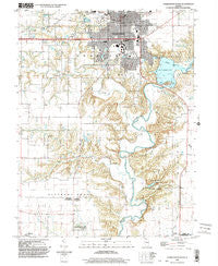 Charleston South Illinois Historical topographic map, 1:24000 scale, 7.5 X 7.5 Minute, Year 1998
