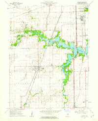 Chatham Illinois Historical topographic map, 1:24000 scale, 7.5 X 7.5 Minute, Year 1961