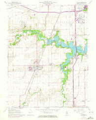Chatham Illinois Historical topographic map, 1:24000 scale, 7.5 X 7.5 Minute, Year 1961