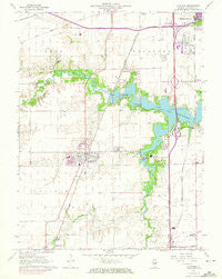Chatham Illinois Historical topographic map, 1:24000 scale, 7.5 X 7.5 Minute, Year 1961