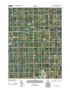 Chatsworth North Illinois Historical topographic map, 1:24000 scale, 7.5 X 7.5 Minute, Year 2012