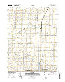 Chatsworth North Illinois Current topographic map, 1:24000 scale, 7.5 X 7.5 Minute, Year 2015