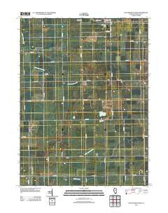 Chatsworth South Illinois Historical topographic map, 1:24000 scale, 7.5 X 7.5 Minute, Year 2012