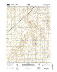 Chatsworth South Illinois Current topographic map, 1:24000 scale, 7.5 X 7.5 Minute, Year 2015