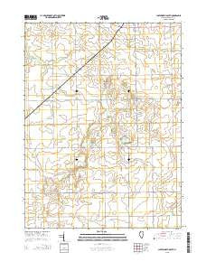 Chatsworth South Illinois Current topographic map, 1:24000 scale, 7.5 X 7.5 Minute, Year 2015
