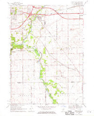 Cherry Valley Illinois Historical topographic map, 1:24000 scale, 7.5 X 7.5 Minute, Year 1968