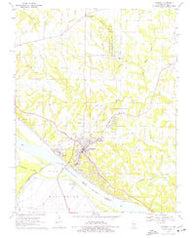 Chester Illinois Historical topographic map, 1:24000 scale, 7.5 X 7.5 Minute, Year 1970