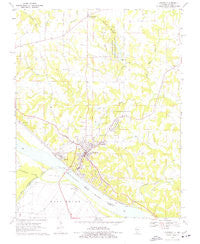 Chester Illinois Historical topographic map, 1:24000 scale, 7.5 X 7.5 Minute, Year 1970