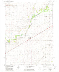 Chestnut Illinois Historical topographic map, 1:24000 scale, 7.5 X 7.5 Minute, Year 1980
