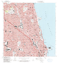 Chicago Loop Illinois Historical topographic map, 1:24000 scale, 7.5 X 7.5 Minute, Year 1993