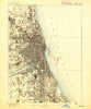 Chicago Illinois Historical topographic map, 1:62500 scale, 15 X 15 Minute, Year 1891