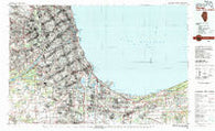 Chicago Illinois Historical topographic map, 1:100000 scale, 30 X 60 Minute, Year 1980