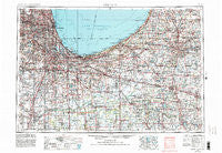 Chicago Illinois Historical topographic map, 1:250000 scale, 1 X 2 Degree, Year 1953