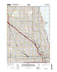 Chicago Loop Illinois Current topographic map, 1:24000 scale, 7.5 X 7.5 Minute, Year 2015