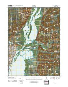 Chillicothe Illinois Historical topographic map, 1:24000 scale, 7.5 X 7.5 Minute, Year 2012