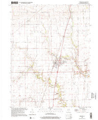 Chrisman Illinois Historical topographic map, 1:24000 scale, 7.5 X 7.5 Minute, Year 1998