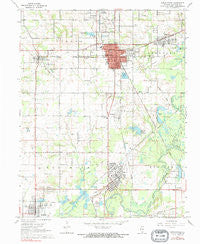 Christopher Illinois Historical topographic map, 1:24000 scale, 7.5 X 7.5 Minute, Year 1968