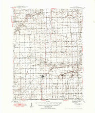Cissna Park Illinois Historical topographic map, 1:62500 scale, 15 X 15 Minute, Year 1949