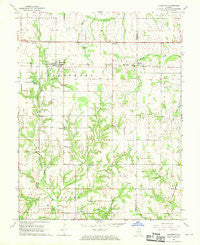 Claremont Illinois Historical topographic map, 1:24000 scale, 7.5 X 7.5 Minute, Year 1968