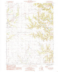 Clark Center Illinois Historical topographic map, 1:24000 scale, 7.5 X 7.5 Minute, Year 1984