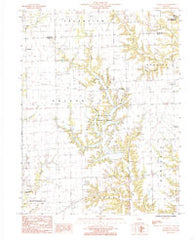 Clarksville Illinois Historical topographic map, 1:24000 scale, 7.5 X 7.5 Minute, Year 1984