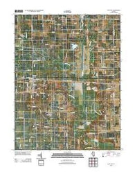 Clay City Illinois Historical topographic map, 1:24000 scale, 7.5 X 7.5 Minute, Year 2012