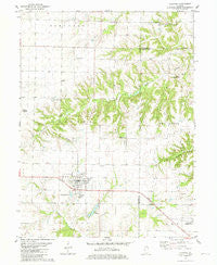 Clayton Illinois Historical topographic map, 1:24000 scale, 7.5 X 7.5 Minute, Year 1981