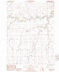 Claytonville Illinois Historical topographic map, 1:24000 scale, 7.5 X 7.5 Minute, Year 1986