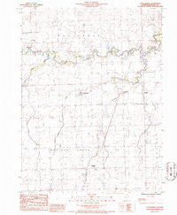 Claytonville Illinois Historical topographic map, 1:24000 scale, 7.5 X 7.5 Minute, Year 1986