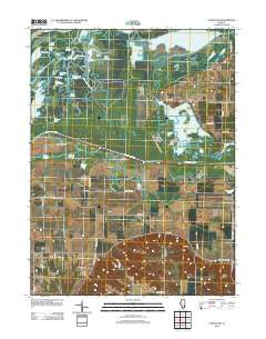 Clear Lake Illinois Historical topographic map, 1:24000 scale, 7.5 X 7.5 Minute, Year 2012