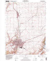 Clinton Illinois Historical topographic map, 1:24000 scale, 7.5 X 7.5 Minute, Year 1999