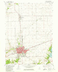Clinton Illinois Historical topographic map, 1:24000 scale, 7.5 X 7.5 Minute, Year 1979