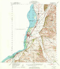 Clinton Iowa Historical topographic map, 1:62500 scale, 15 X 15 Minute, Year 1952