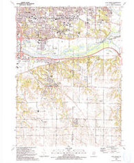 Coal Valley Illinois Historical topographic map, 1:24000 scale, 7.5 X 7.5 Minute, Year 1991