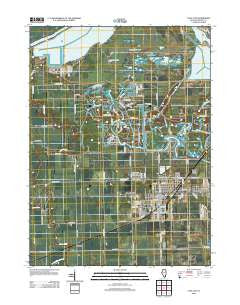 Coal City Illinois Historical topographic map, 1:24000 scale, 7.5 X 7.5 Minute, Year 2012
