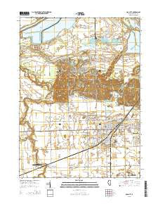 Coal City Illinois Current topographic map, 1:24000 scale, 7.5 X 7.5 Minute, Year 2015