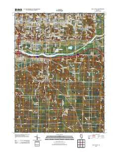 Coal Valley Illinois Historical topographic map, 1:24000 scale, 7.5 X 7.5 Minute, Year 2012
