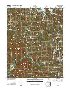Cobden Illinois Historical topographic map, 1:24000 scale, 7.5 X 7.5 Minute, Year 2012
